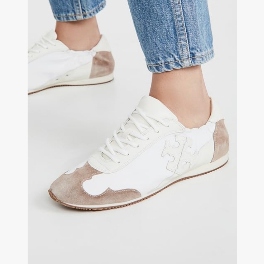 Fits Like 7.5 Tory Burch Ceribatto Sneakers